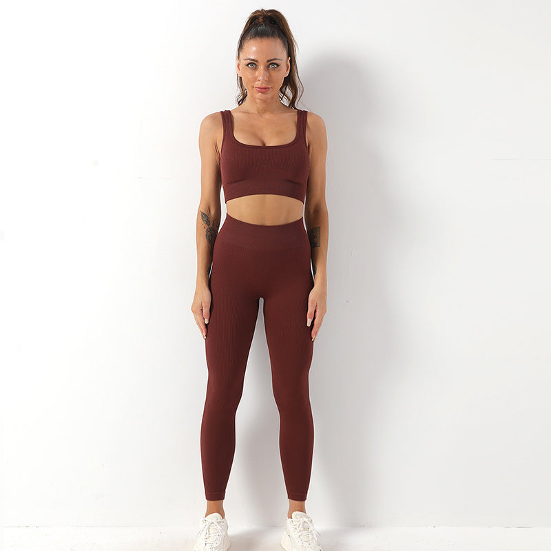Panita Seamless Yoga Set - High Waist Leggings & Sports Bra