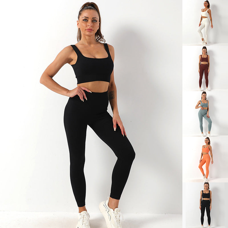 Panita Seamless Yoga Set - High Waist Leggings & Sports Bra